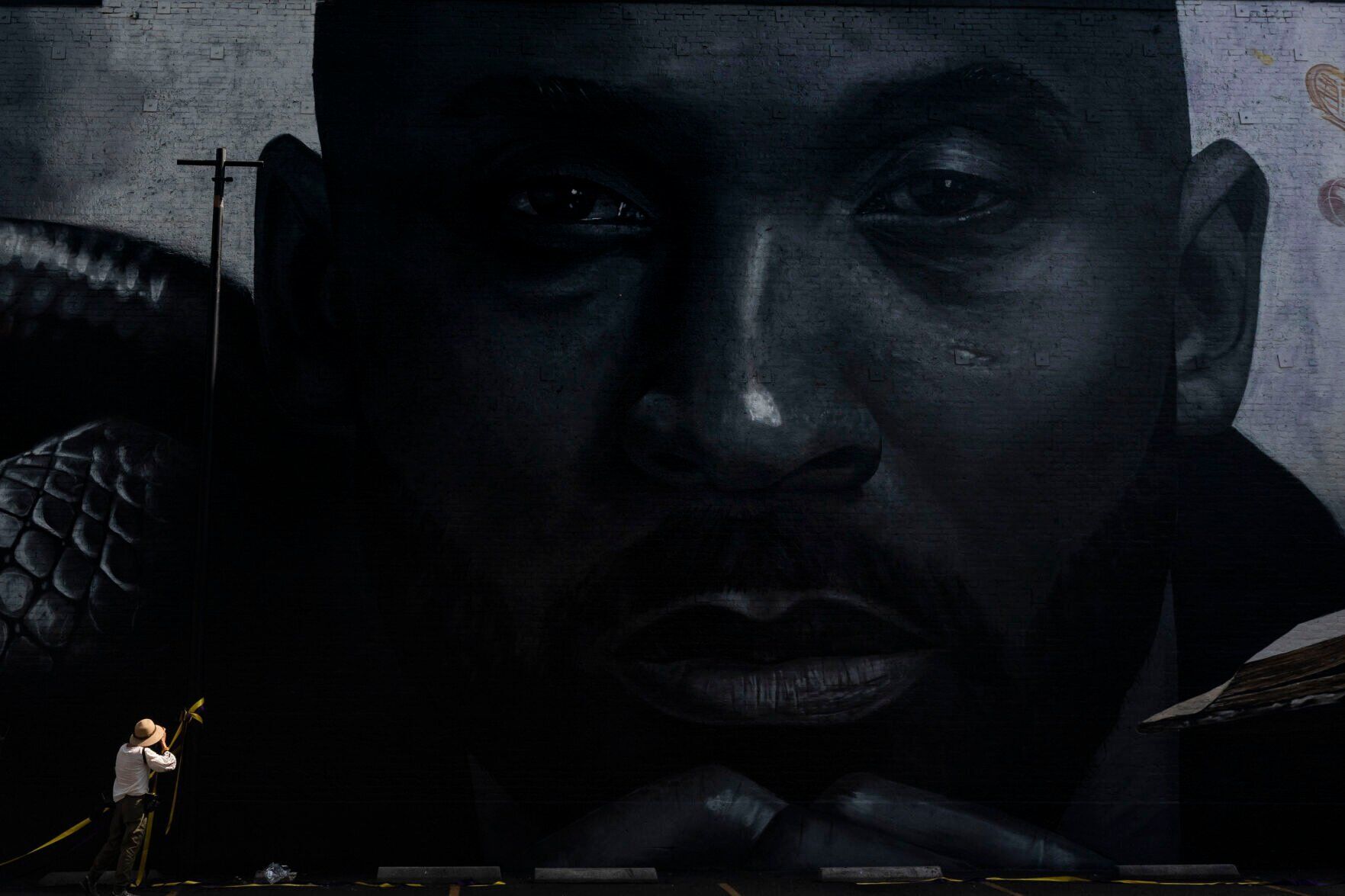 APTOPIX Kobe Bryant Day